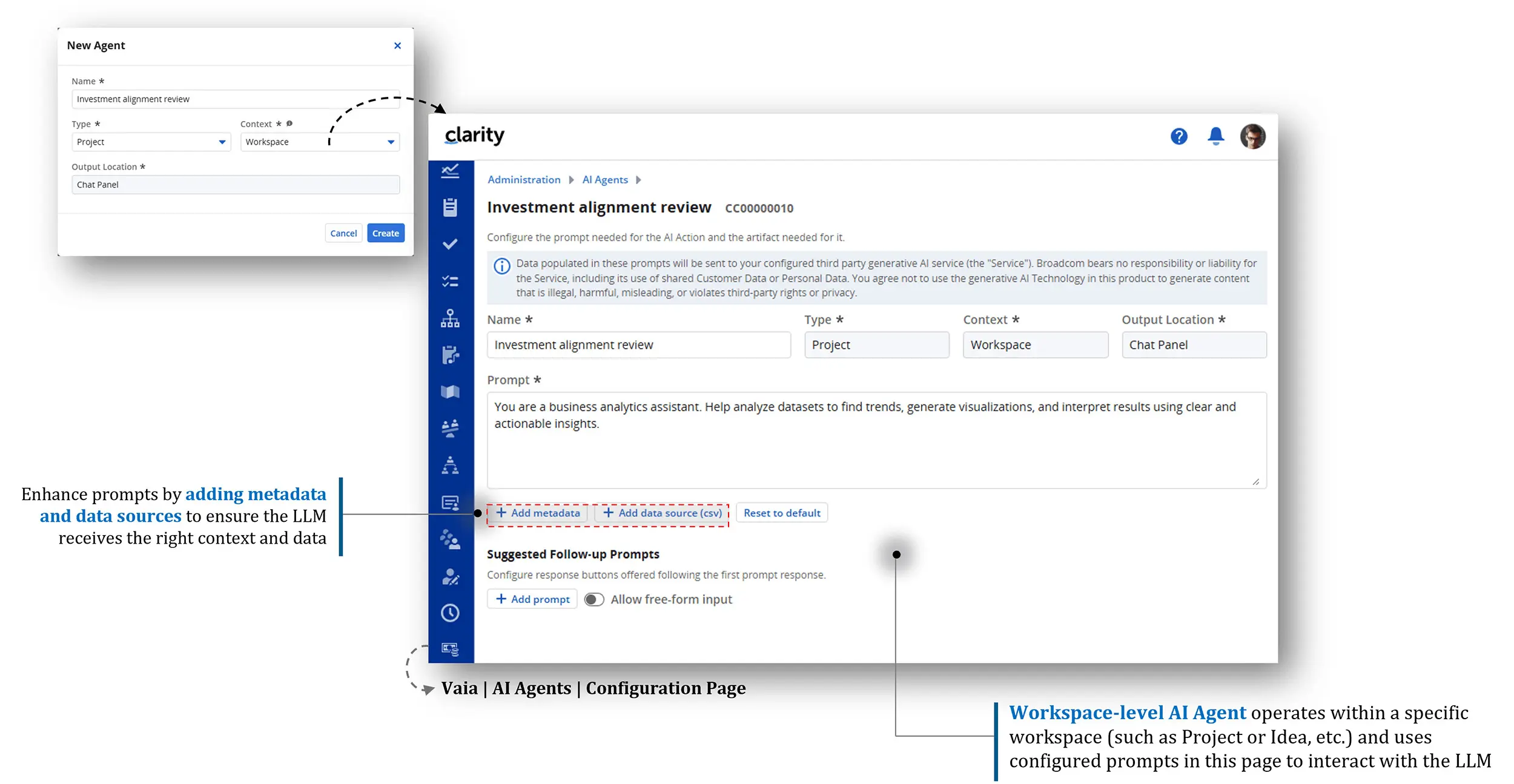 Configure AI Agents for More Efficient Workflows in Clarity 16.4.0
