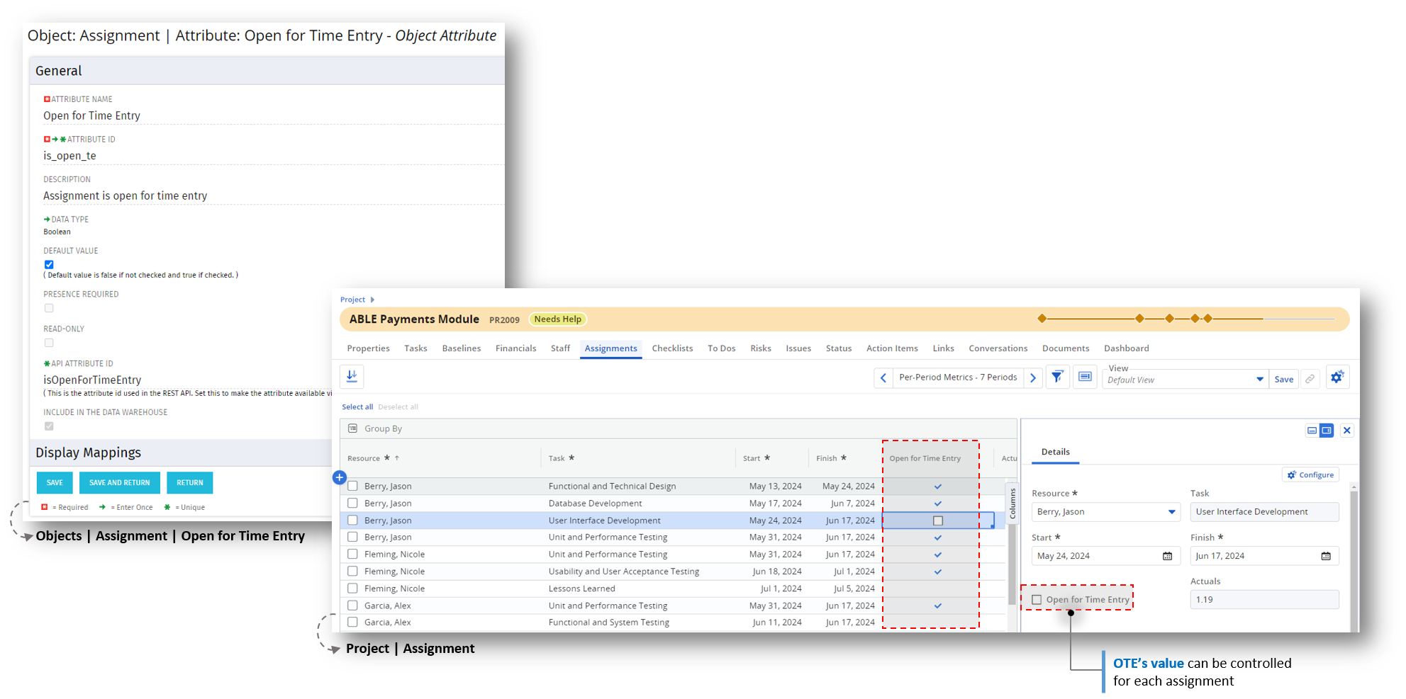 Clarity Release 16.2.3: Neues Feld "Offen für Zeiterfassung"