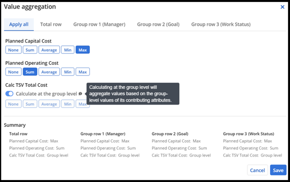 16.4.2 Clarity Release | Data Providers, Gruppenbasierte Berechnungen für korrekte Report‑Aggregationen