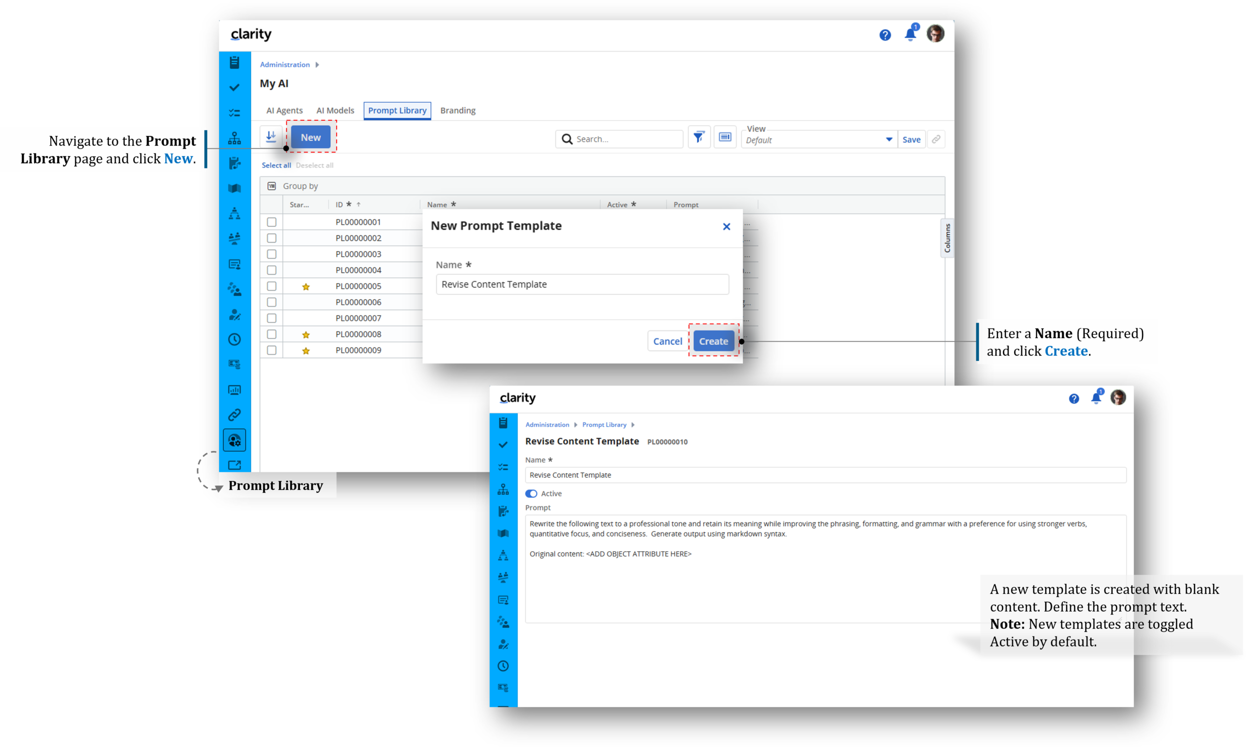 16.4.2 Clarity Release | VAIA, Prompt‑Bibliothek