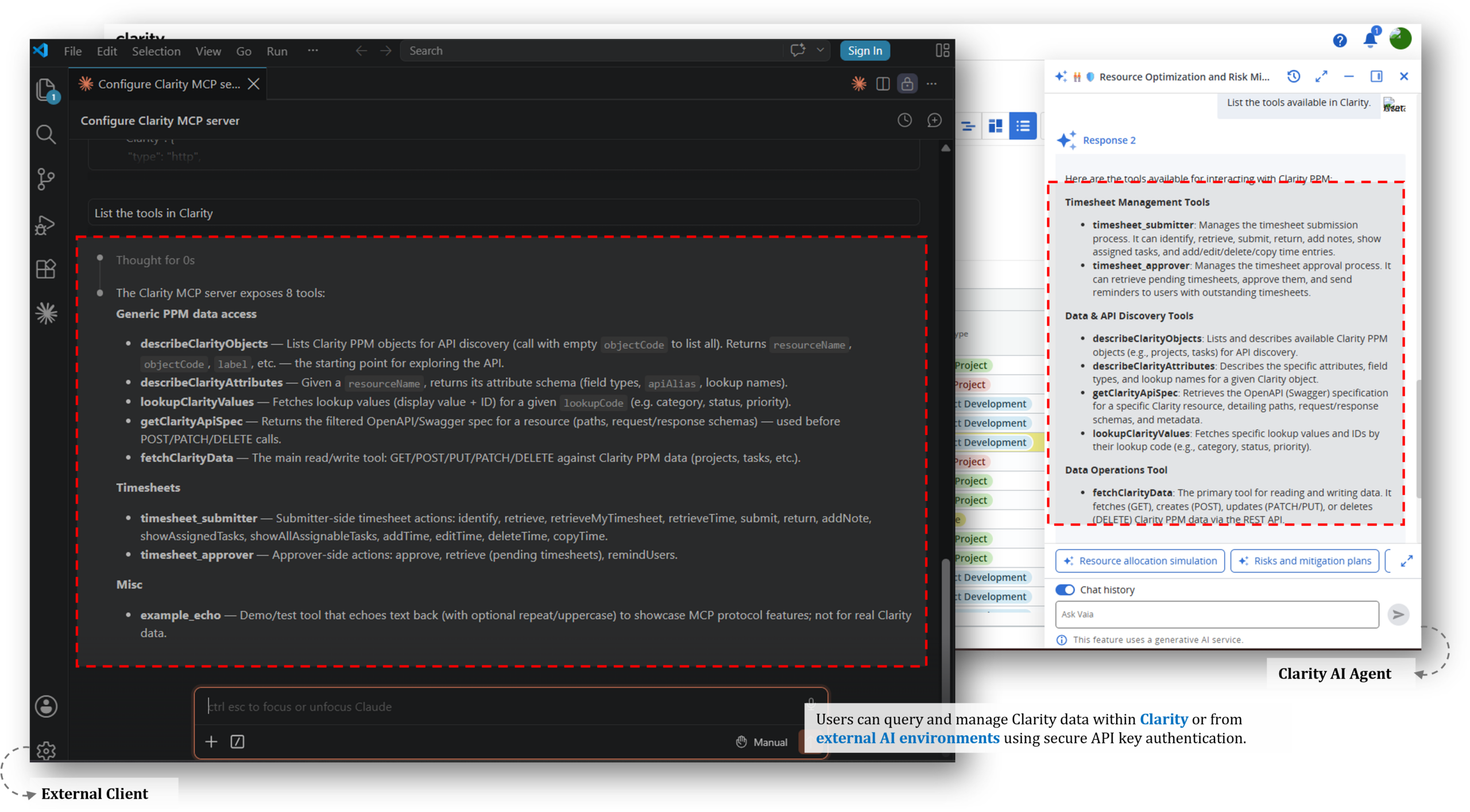 Clarity Release 16.4.3 | MCP-Tools in Clarity KI Agenten