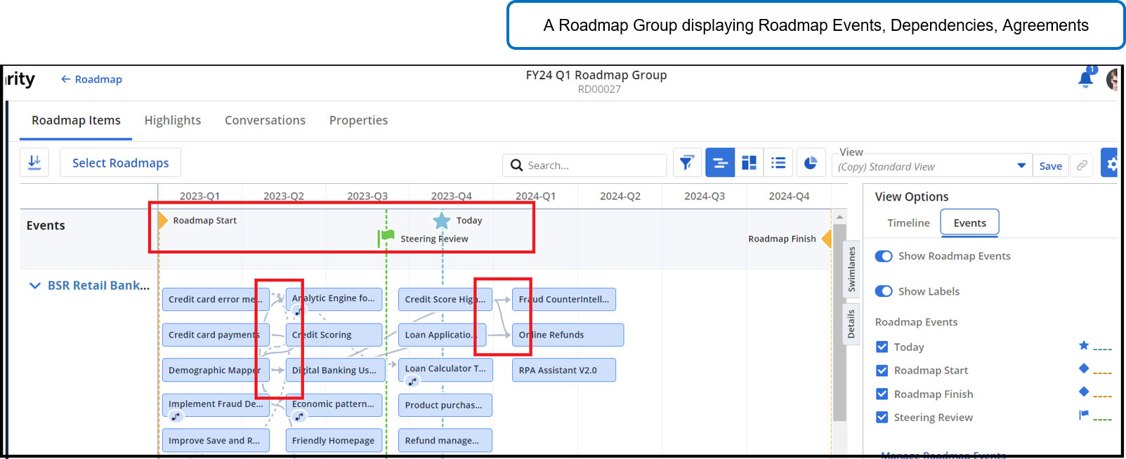 Clarity Release 16.2.0: Roadmap-Gruppen aus mehreren Roadmaps bilden