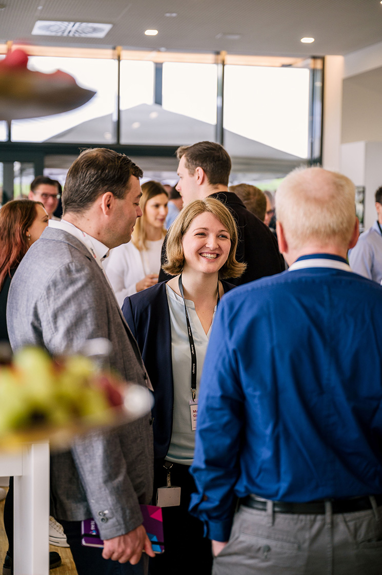 Networking in den Pausen der PPM-Konferenz 2023
